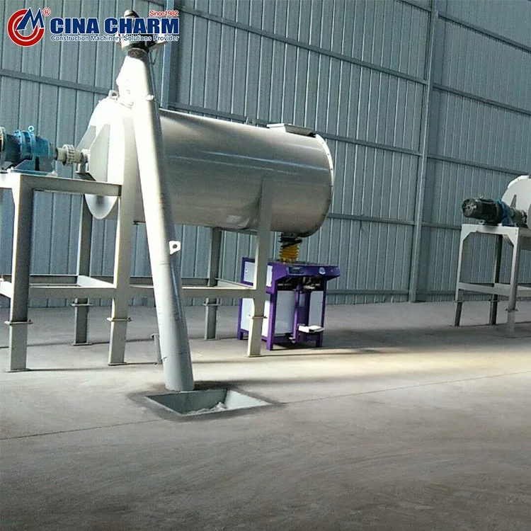New Construction Machine Simple Dry Mortar Plant Wall Putty Tile Adhesive