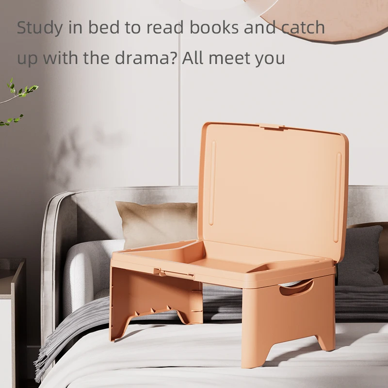 Ergonomic Folding Lap Desk Household Car Camping Events-Hot Grill Hanging Stand Hot Plastic Folding Table Laptop Bed Eating