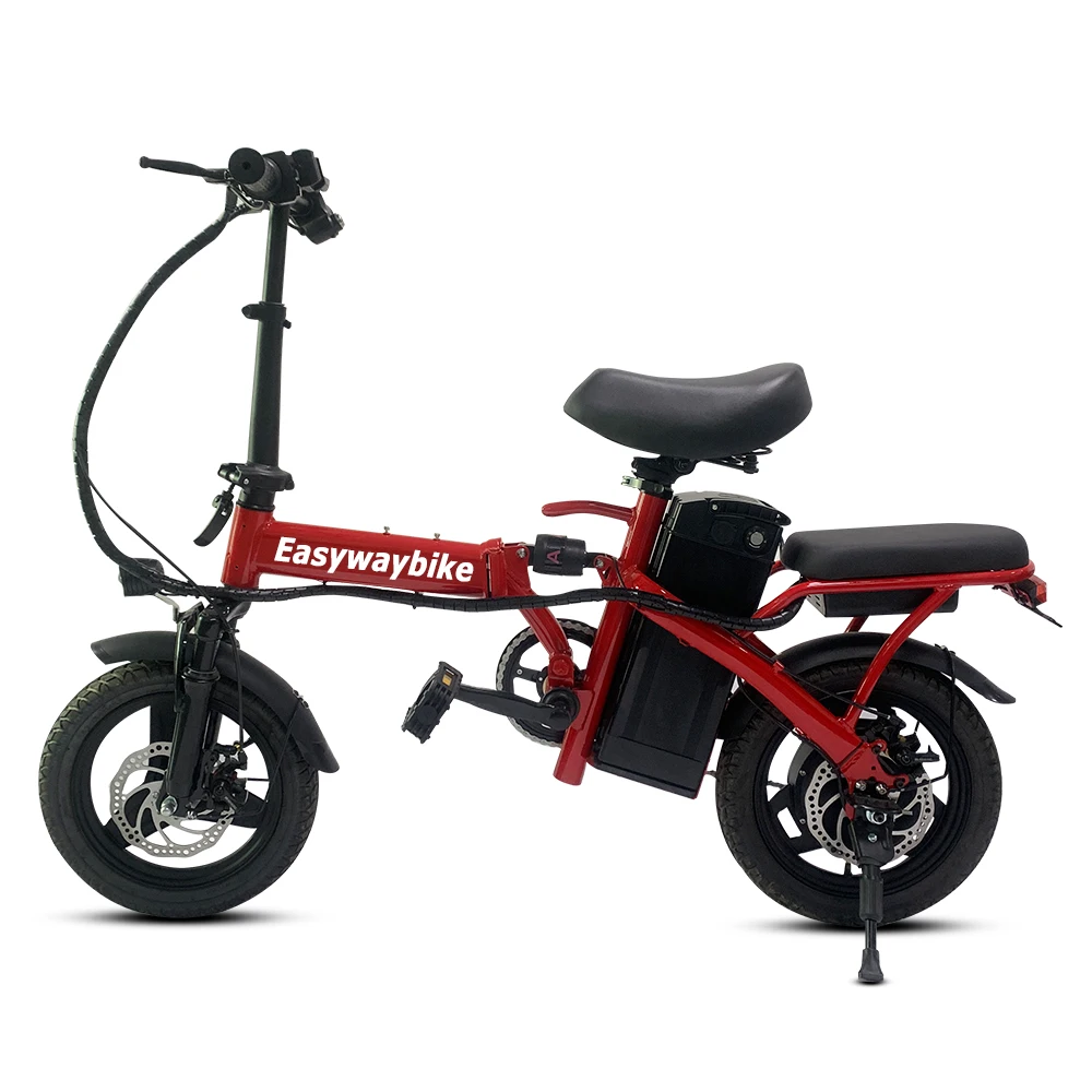 2024 Electric Folding Bike 14 Inch E-bike 350w 48V 15Ah Electric Bike For Sale