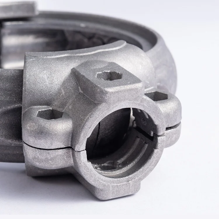 Aluminum connector clamp for playground pipes