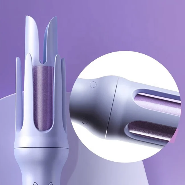 Fast Heating Interchangeable New Ceramic Auto-rotating Cordless Hair Curler