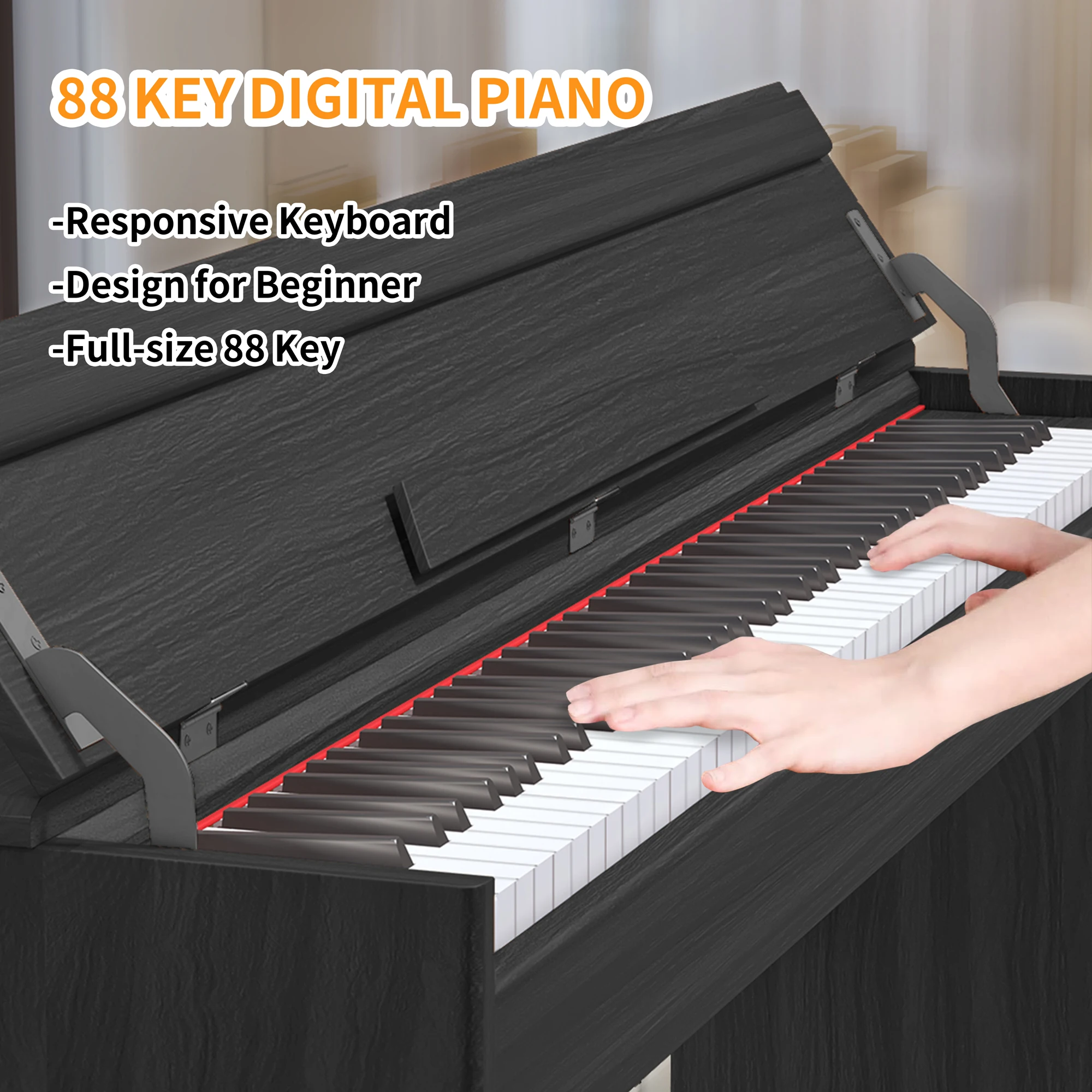 LeGemCharr price grand pianos keyboard digital piano 88 keys pedals piano keyboard 88 keys digital