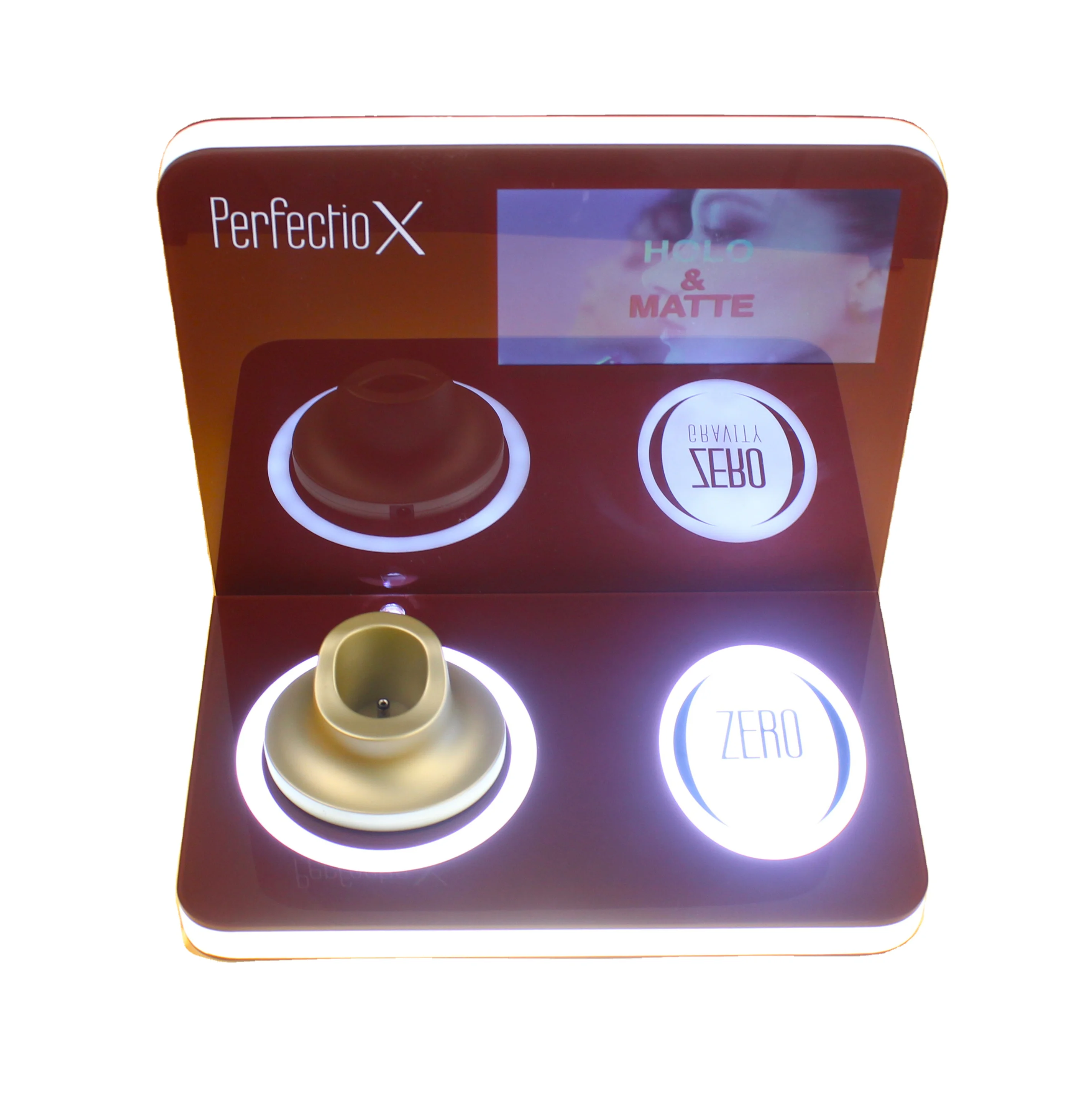 Customized beauty apparatus acrylic make up display organizer for lipstick brush cream cosmetic stand