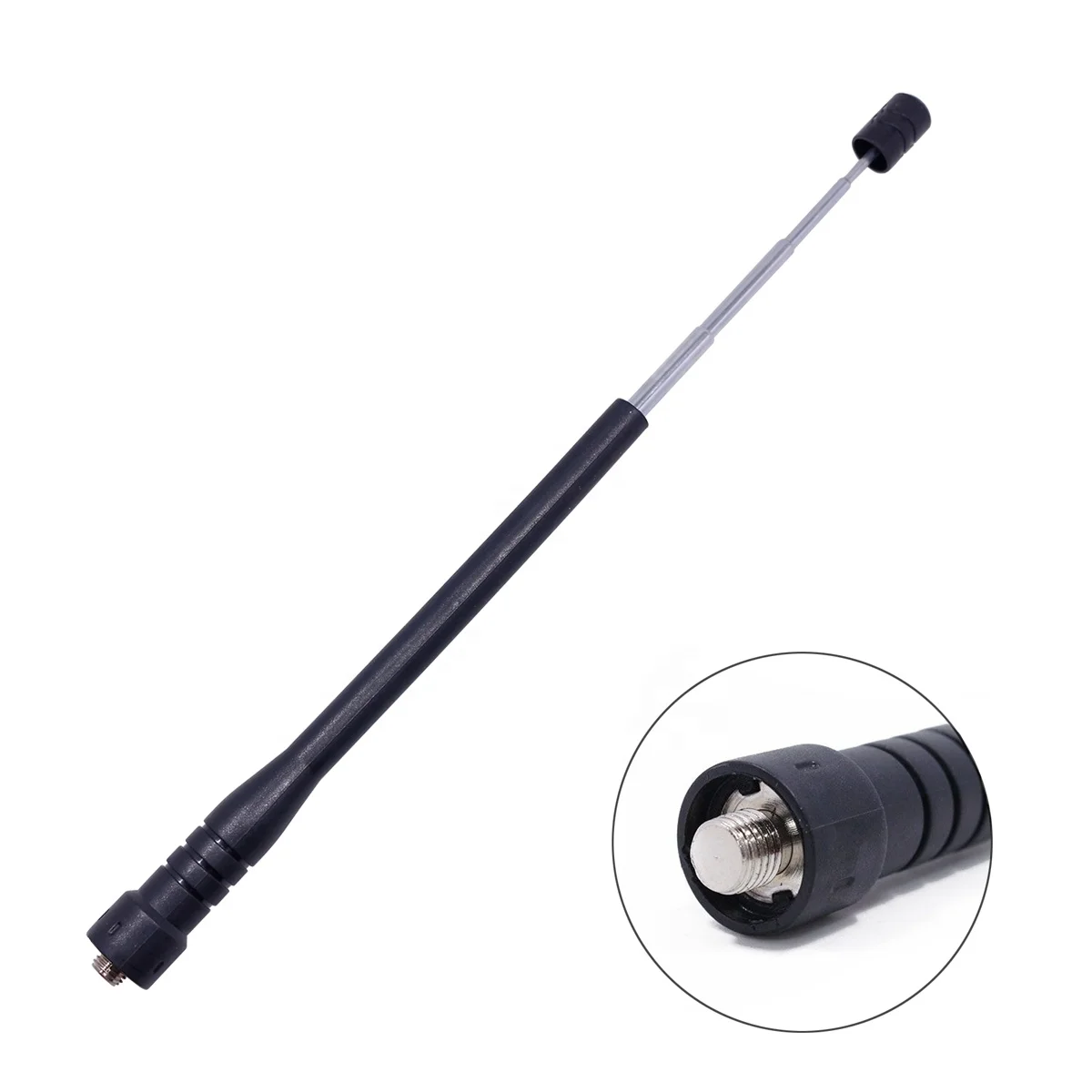 Телескопическая антенна ABBREE MX Connector VHF 136-174 МГц для Motorola GP340 GP88S GP3688 GP328 HT750 Ham Walkie Talkie