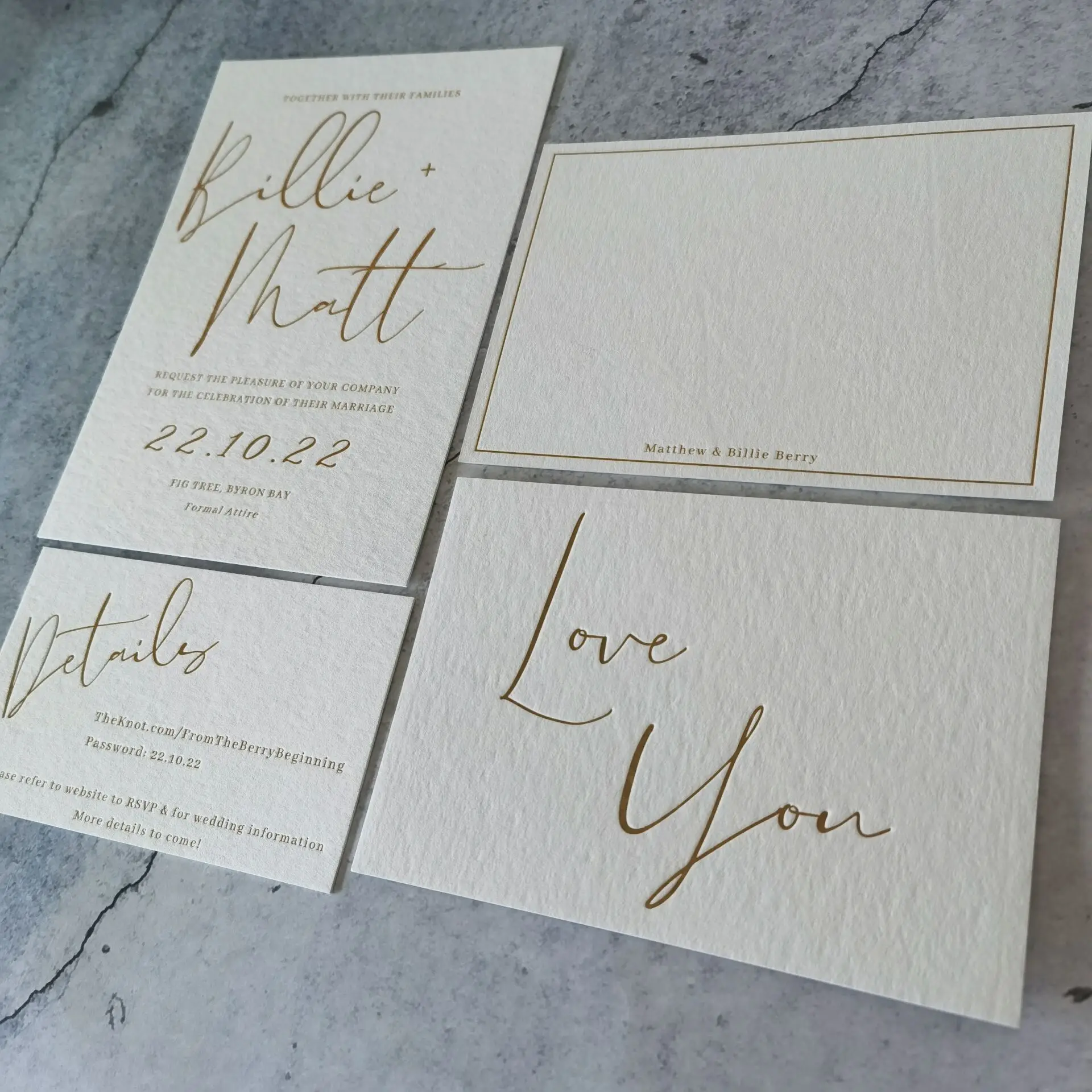 2022 Wedding Thank You Card Customization / Postcard / Thank You Card