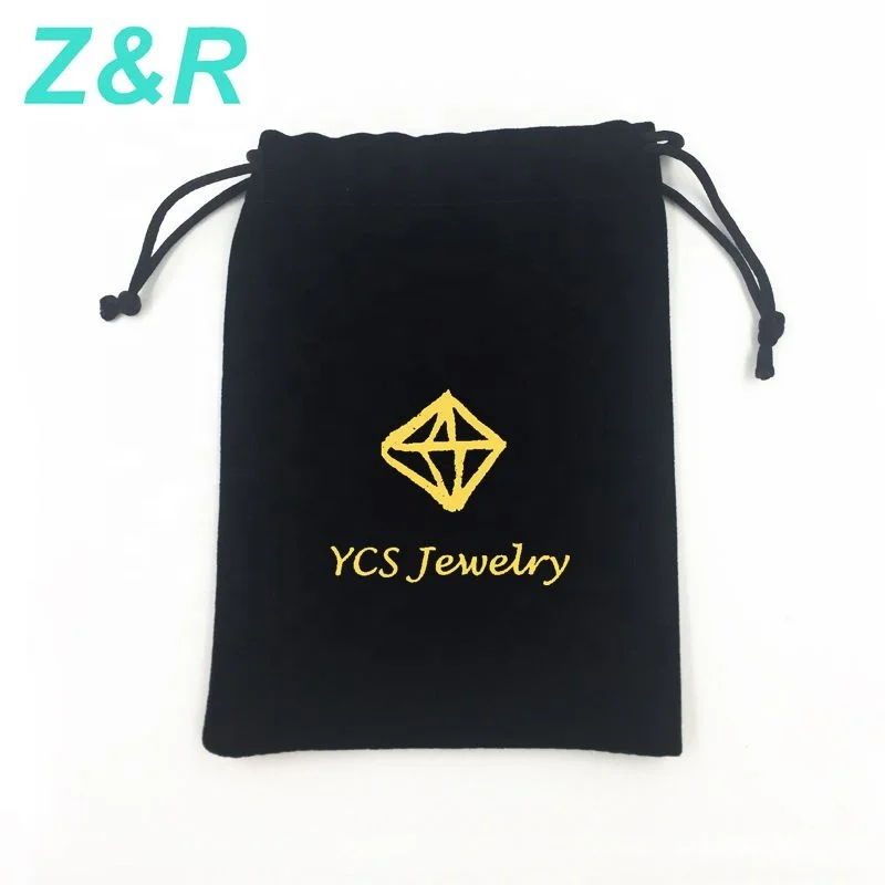 
Экологически чистые высококачественные черные ювелирные изделия с логотипом на заказ бархатный мешок на шнурке брелок для духов подарочный чехол оптовая продажа с завода 