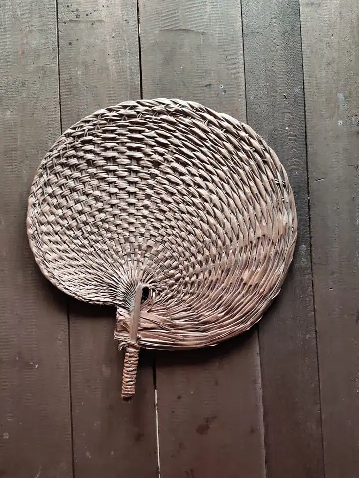 Бамбуковый тканый веер для защиты от комаров и пальмовых листьев охлаждение летом вьетнамский оптовый