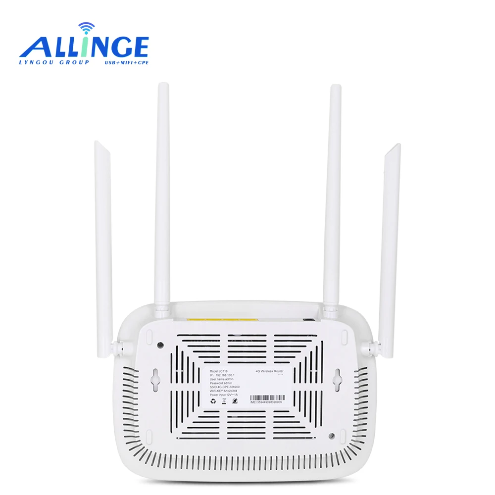 ALLINGE SDS046 LM321-116 Wifi 3g 4g беспроводной маршрутизатор LTE CPE со слотом для Sim