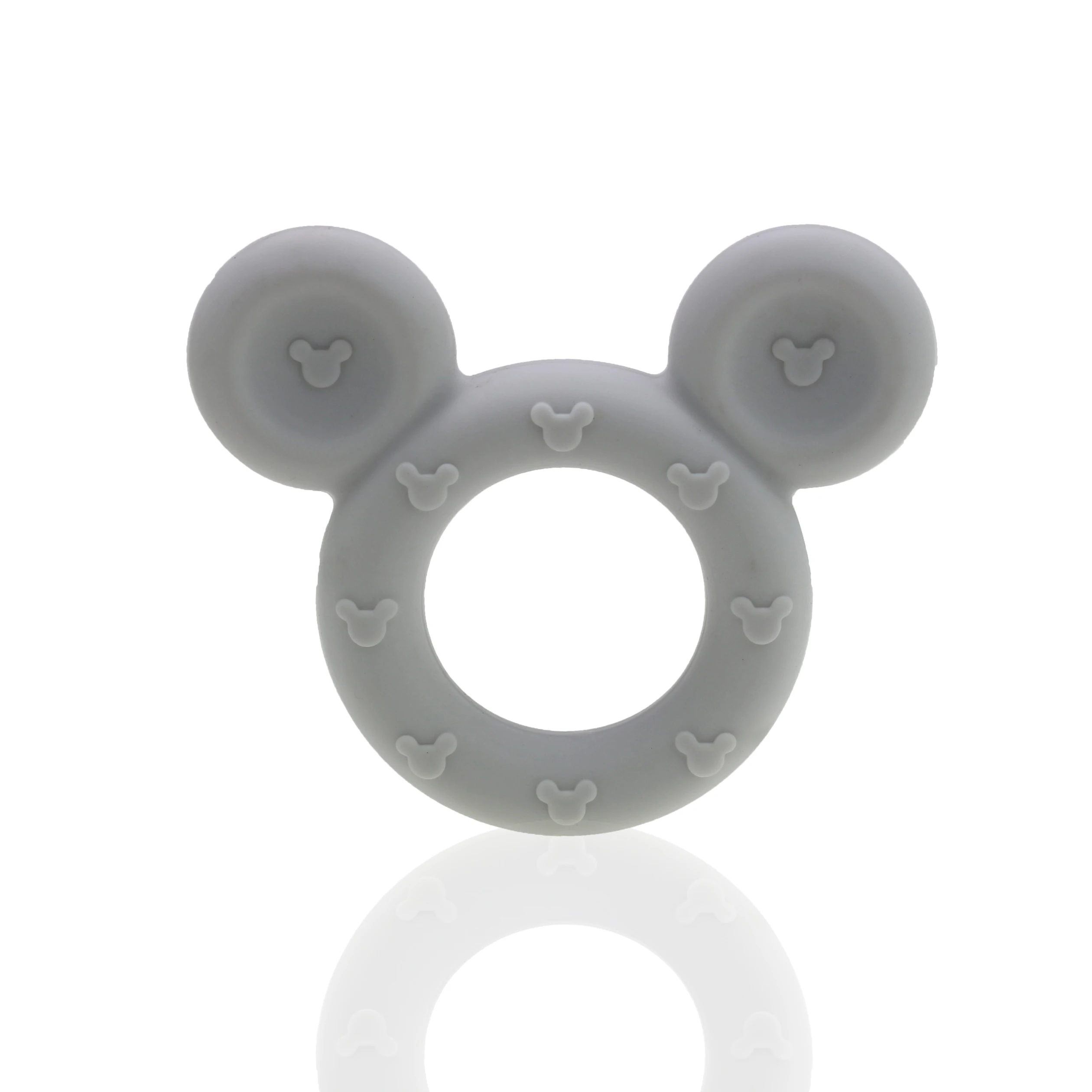 2021 silicone baby teether Baby Teething Mickey Silicone  Cartoon Chew Pendant Nursing Teether