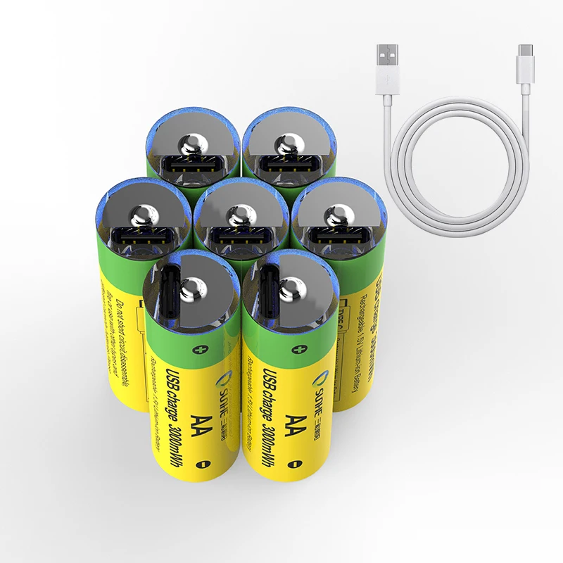 Aa Aaa 2000mah 1 5 v Цифровые батареи высокой емкости мобильный большой энергосберегающий аккумулятор