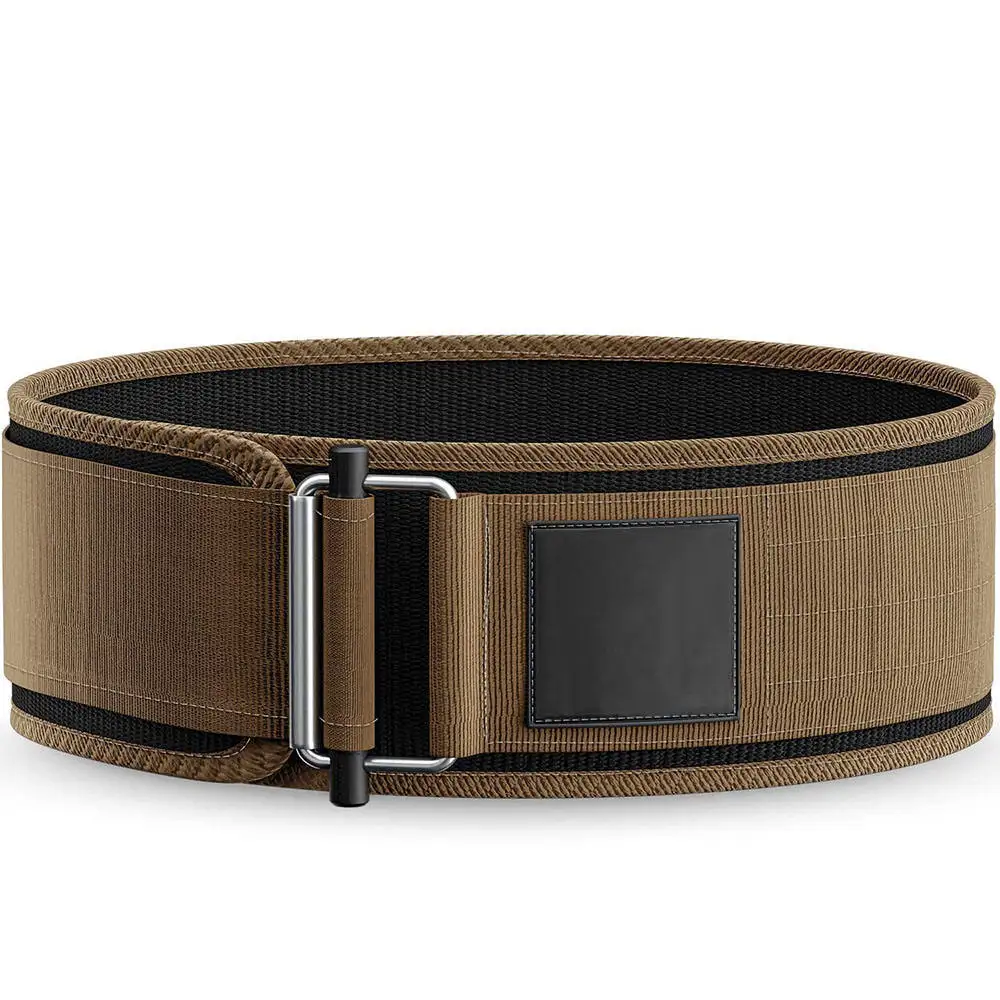 Custom Gym Belt Powerlifting Lever Power Weight Lifting Straight Leather Weightlifting Belt