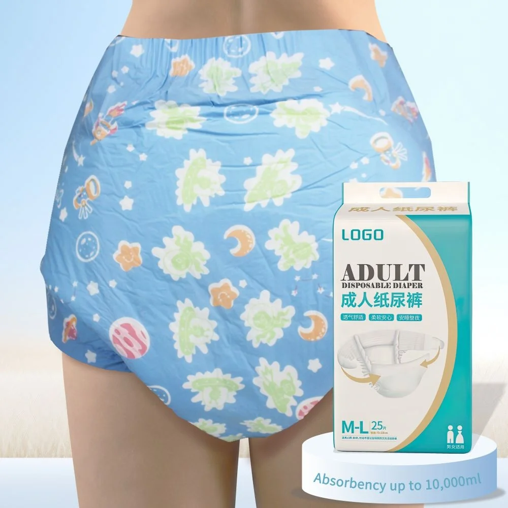 Factory Sale wholesale adult diaper absorb 6500ml Soft Care disposable diaper for adult