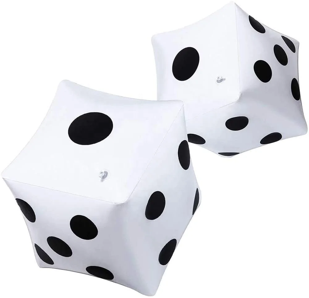 Inflatable Cube Party Decoration Oversize Dice Game Carnival Props Other Novelty Toys for Adult and Kid