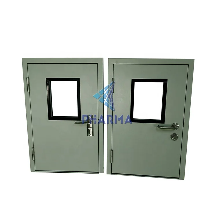 Automatic sliding door for hospital/ cleanroom/ operation room steel double door cheap price