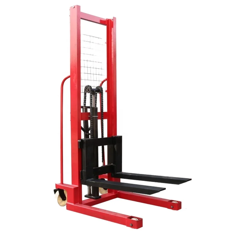 Hand Pallet Stacker CE Certificated Pallet Lifter 1ton 2ton 3ton Warehouse Manual Hydraulic Stacker