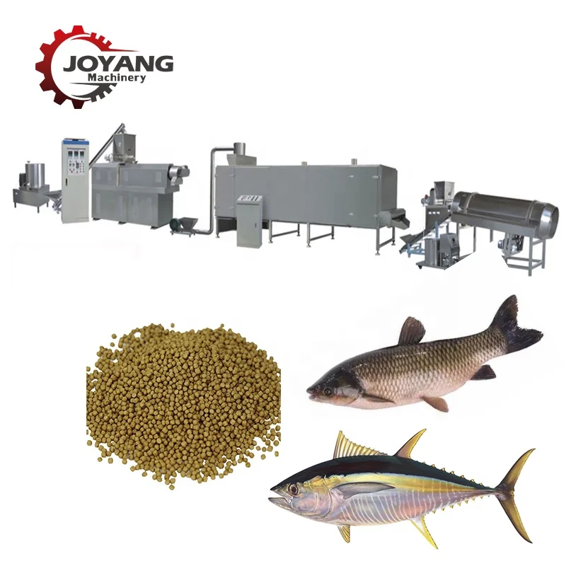 Factory price Fish feed extruder turtle aquatic feed production line dried shrimp food machine