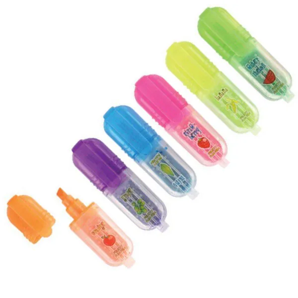 Factory hot sale student used diy mini pen highlighter marker pen