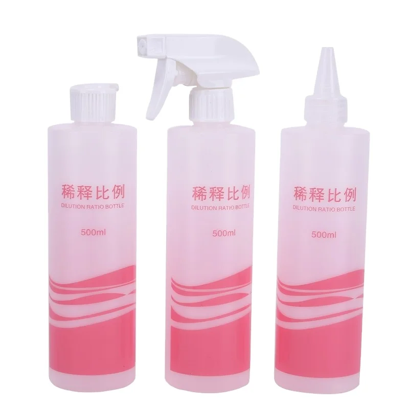 Wholesale Factory manufacturers home furnishing care cleaning ratio dilution plastic spray pe bottle