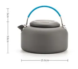 Camping Water Kettle 800ml 1400ml Alloy Teapot Light Weight Coffee Cooking Kettle
