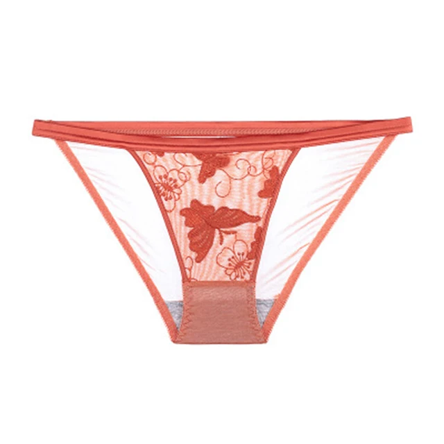 New arrival translucent sissy hot spicy ladies sexy panties see through charming lace underwear for women