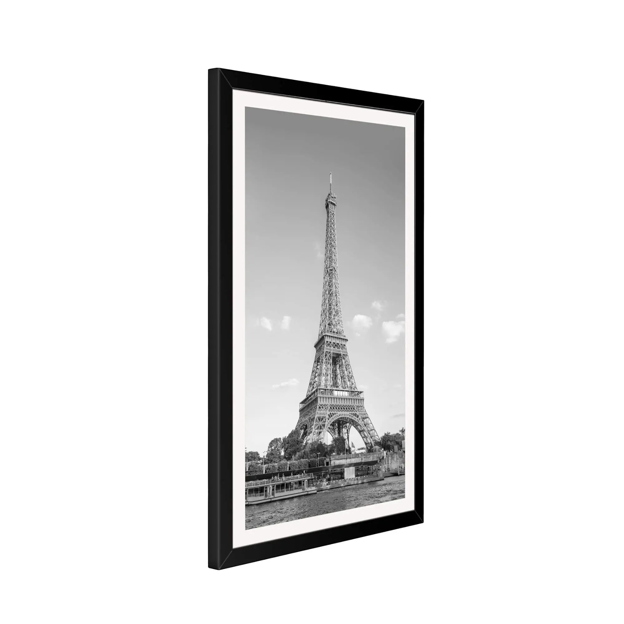 Wholesale Custom A4 Poster Black Wooden Photo Frame Picture Photograph Wall Creative MDF Wood Frame