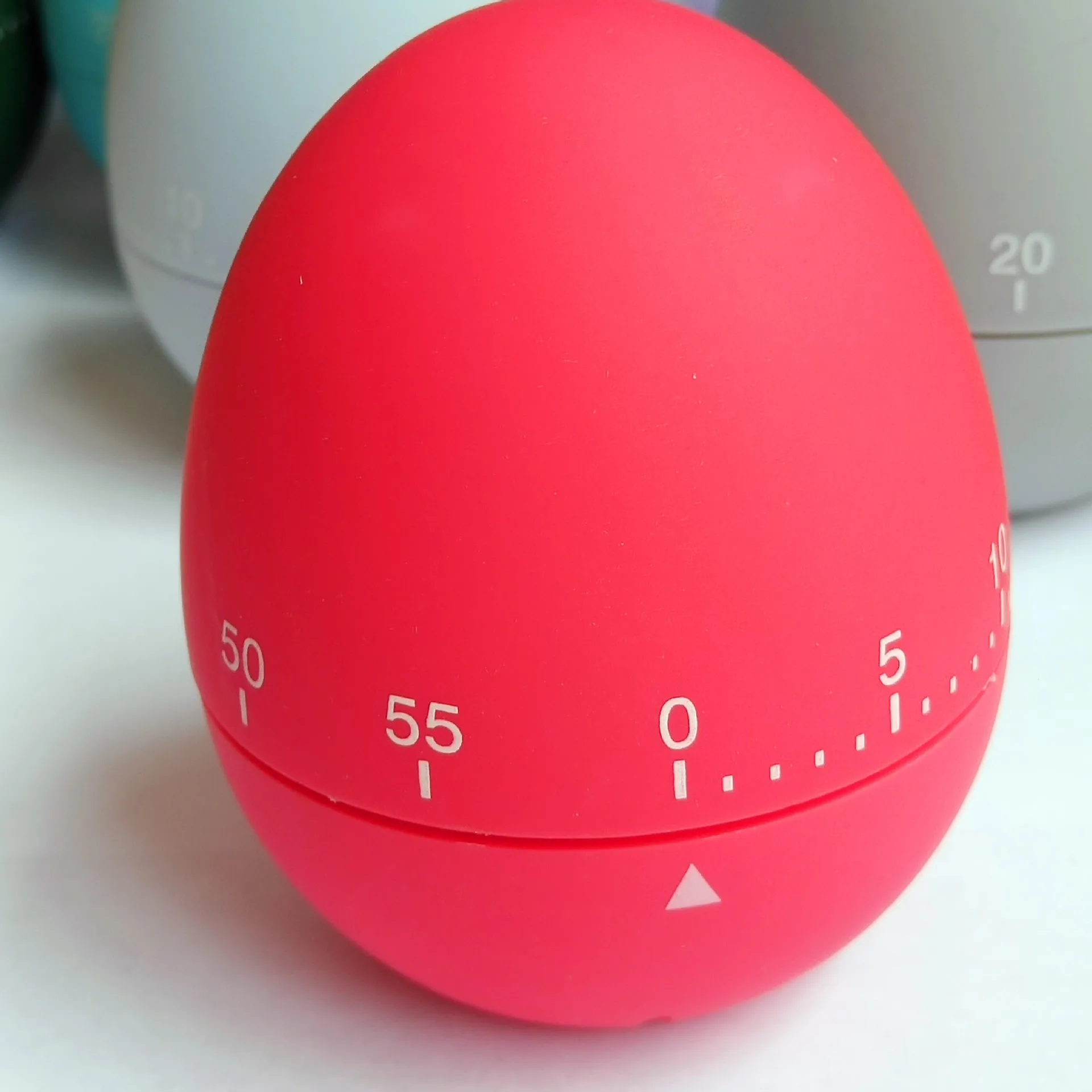 Circle oval cute simple egg kitchen timers cooking timer clock mechanical digital kitchen silica gel egg clock