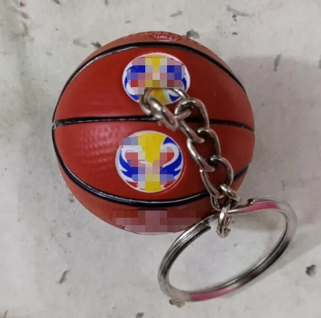 Изготовленный На Заказ 3d мини пластиковый баскетбольный брелок спортивный