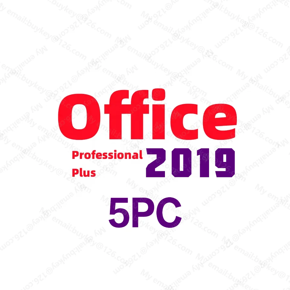 OFFICE 2021 5 User Global office 2019 pro plus  license key  Office 2019 Professional Plus  license key  band key by email