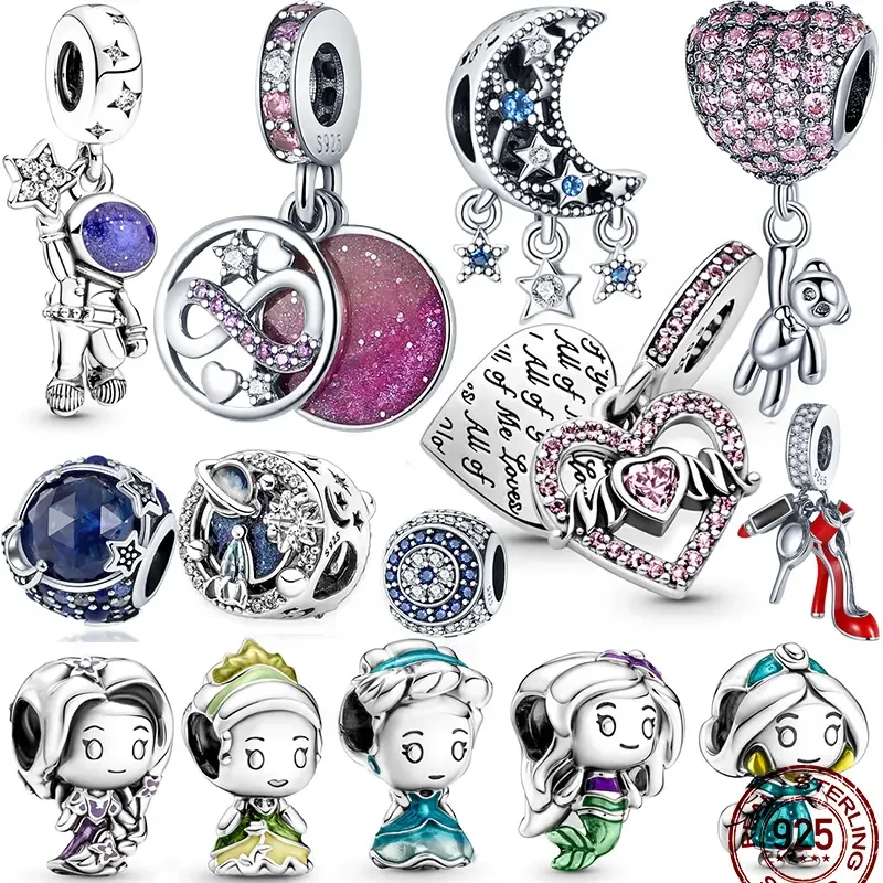 Custom Hot Selling Products 2025 New Sterling Silver Bracelets Jewelry Making Diy Charms Pan Jewelry 925 Sterling Silver