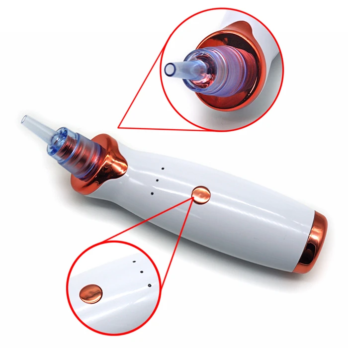 Visual blackhead meter Beauty Private Label Electric Blackhead Remover Vacuum Whiteheads Suction Instrument