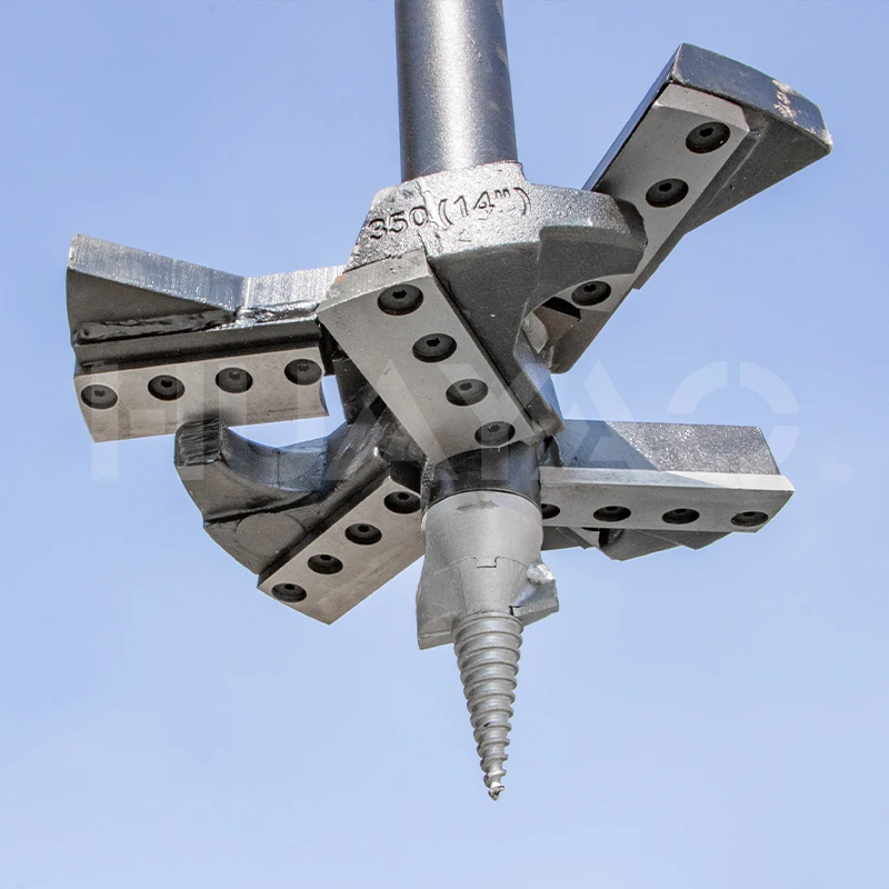 Excavator Hydraulic tree stump Auger Drive attachment Tree Stump Planer