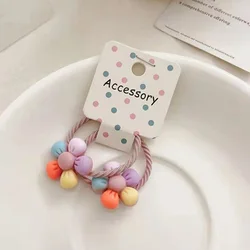 Wholesale  kids mini hair ties  bow  high elastic rubber band  hair rope hair accessories