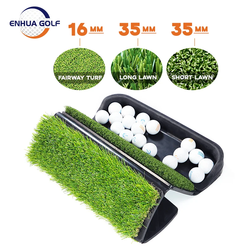 OEM/ODM Wholesale Hot sales 4 in 1 foldable Golf Hitting Mat with Tray Custom Practice Training