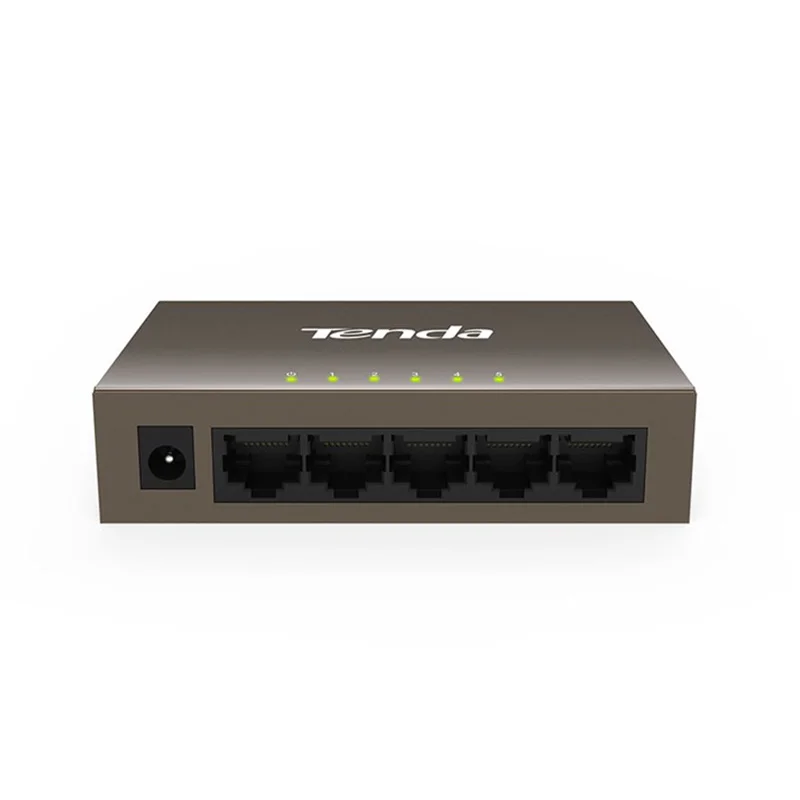 Tenda TEG1005D 5-разъемное зарядное usb-устройство для 1000M Gigabit Ethernet-коммутатор 10/100/1000 Мбит Ethernet сетевые коммутаторы концентратор LAN полный duple Auto