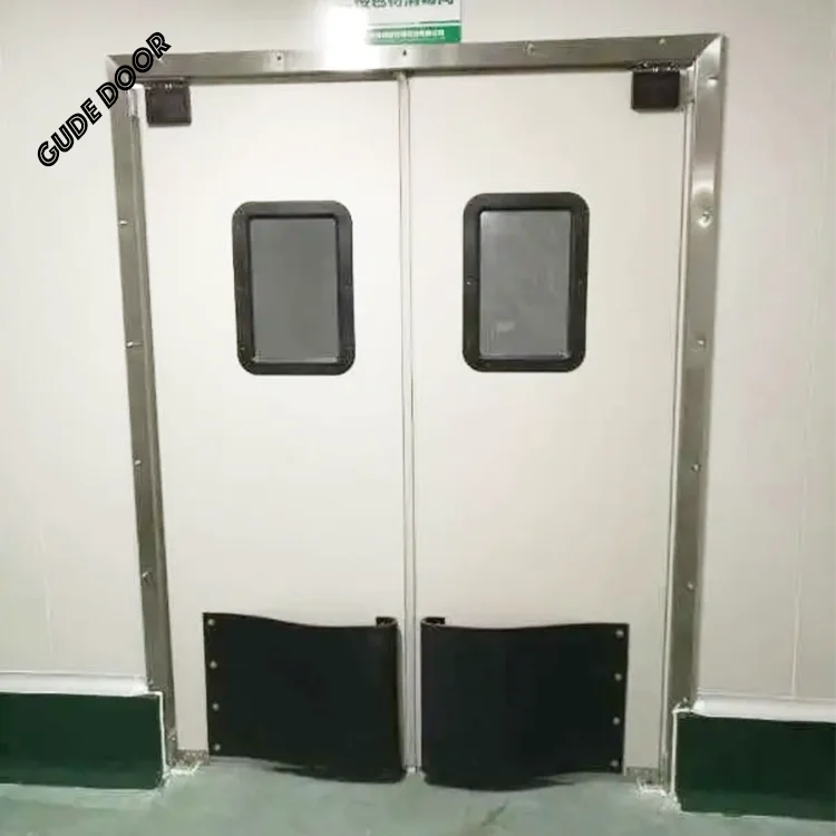 Factory Price Convenient and Clean Anti-Collision Door Aluminum Free Push and Pull Opening Method for Supermarket Use