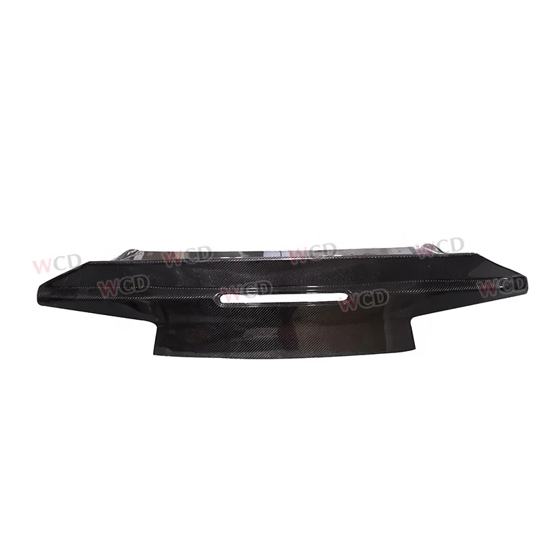 For 2016-2019 Chevy Camaro AC style Carbon Fiber Decklid/Trunklid WITH SPOILER DUCKBILL TRUNK Raised Lip Trunk Boot Bodykit