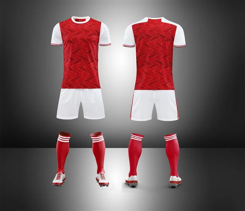 Wholesale professional adult football shirt tracksuit set customized soccer jersey