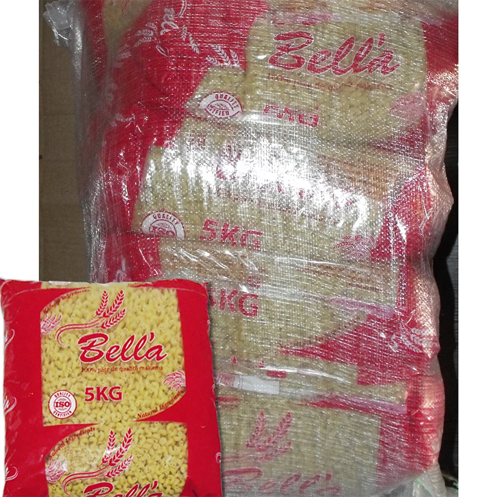 Premium Quality / Egyptian Quality Brand / Spaghetti Dried Pasta - Bella 5kg Macaroni short cut
