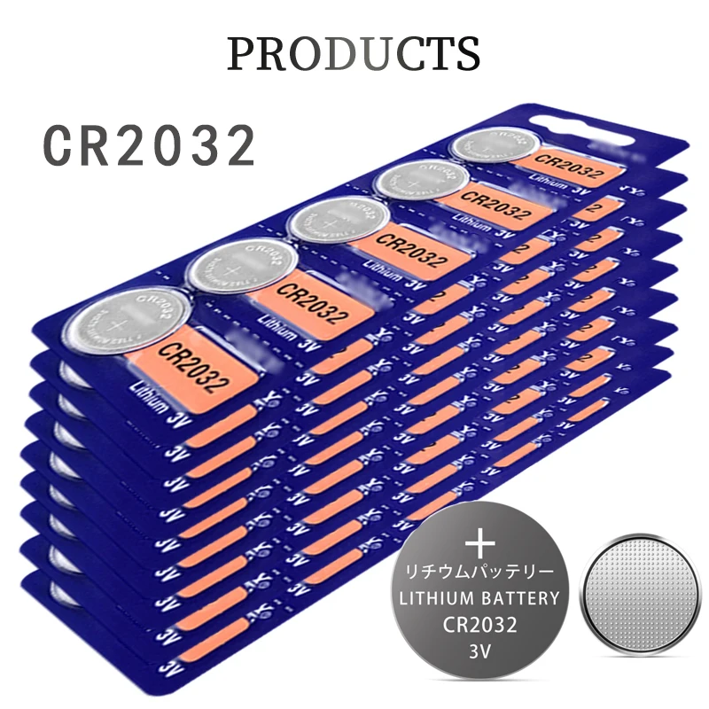 For SONY 2032 battery cr2032 cr 3v Button Cell Coin Lithium Batteries Free shipping to