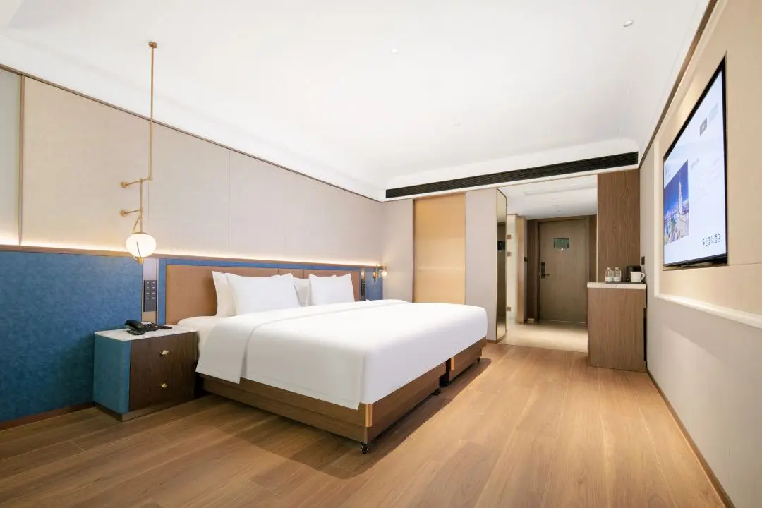 Shiyi Modern Design Customized Hotel Furniture Bedroom Sets Custom Melamine Panel 3-5 Star Luxury Hotel Bedroom Furniture