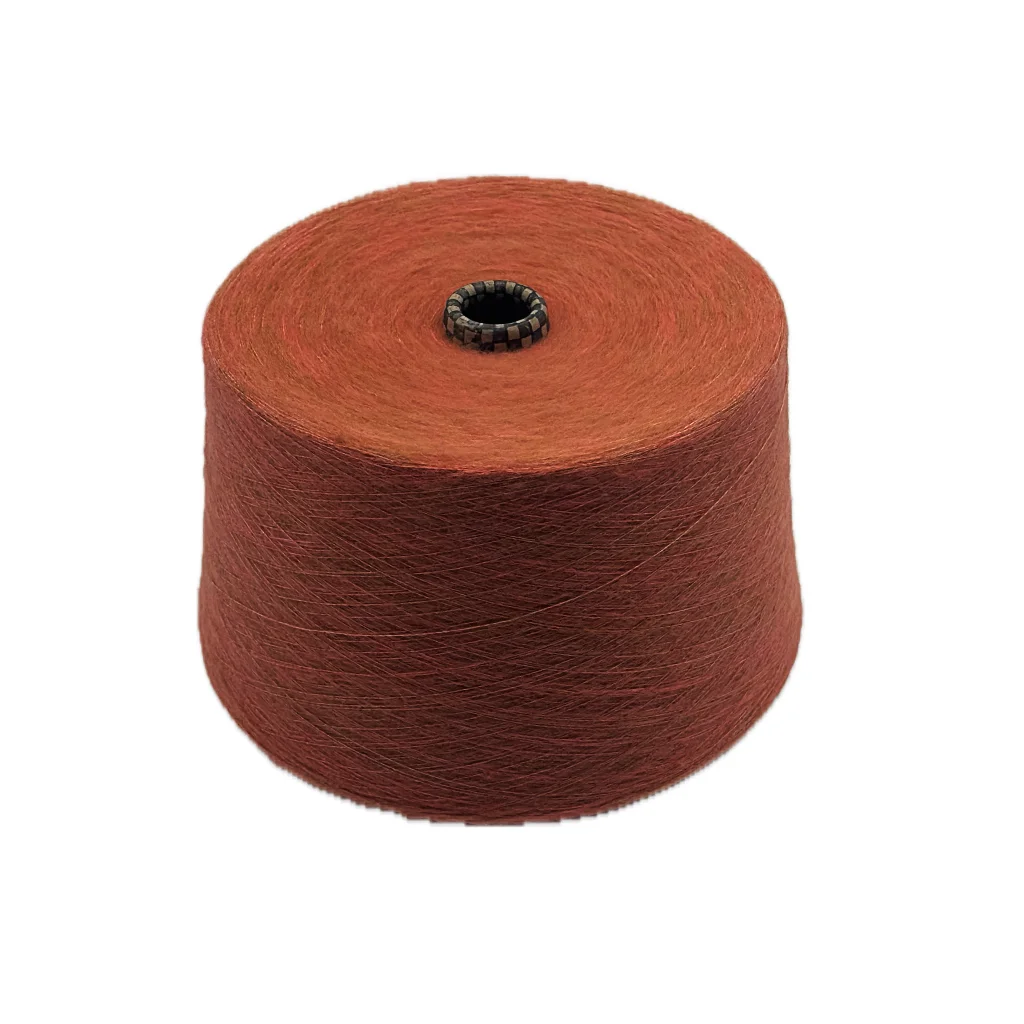 Extreme Durability Spring/Autumn 50% Wool Blended Worsted Yarn For Hand Knitting