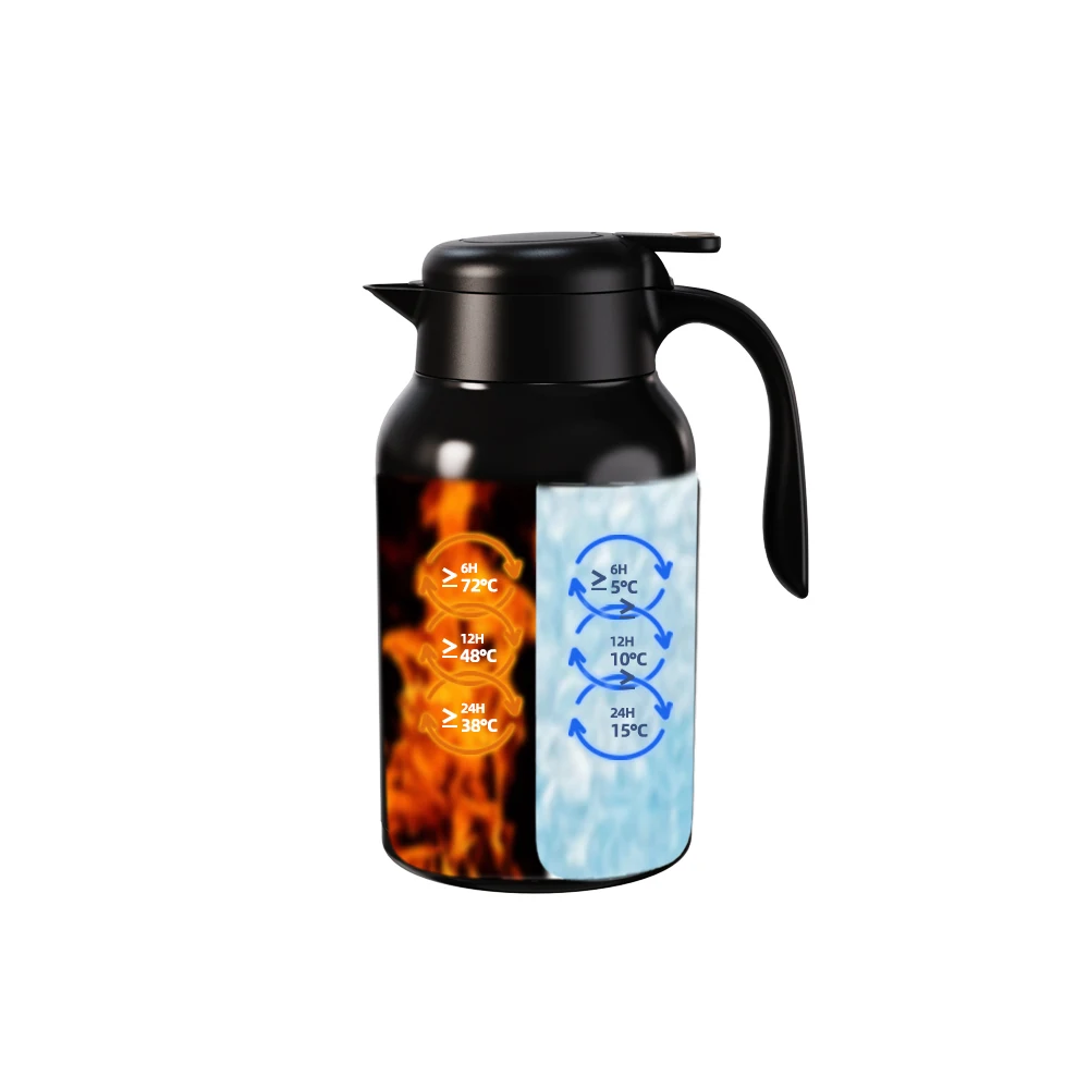 Vacuum Coffee Pot 304 Stainless Double Walled Teapot Manufacturer Insulated Kettle Water Coffee Thermos