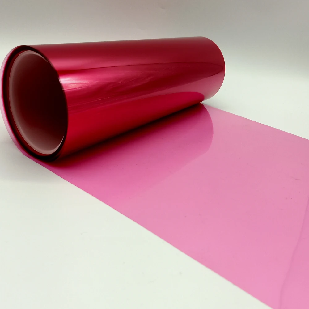 Bue Pink And Green Bopet PET Release Film Liner With Silicone Coating