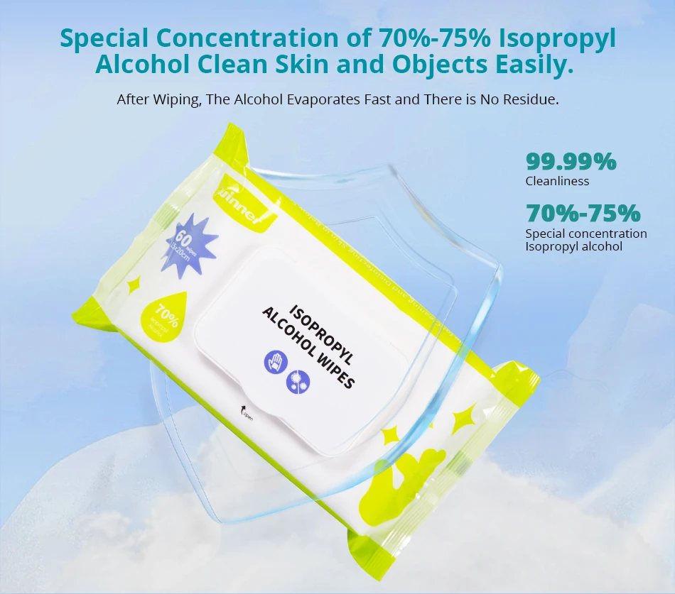 Winner Factory Price Biodegradable Disposable Organic Cleaning Wet Wipes