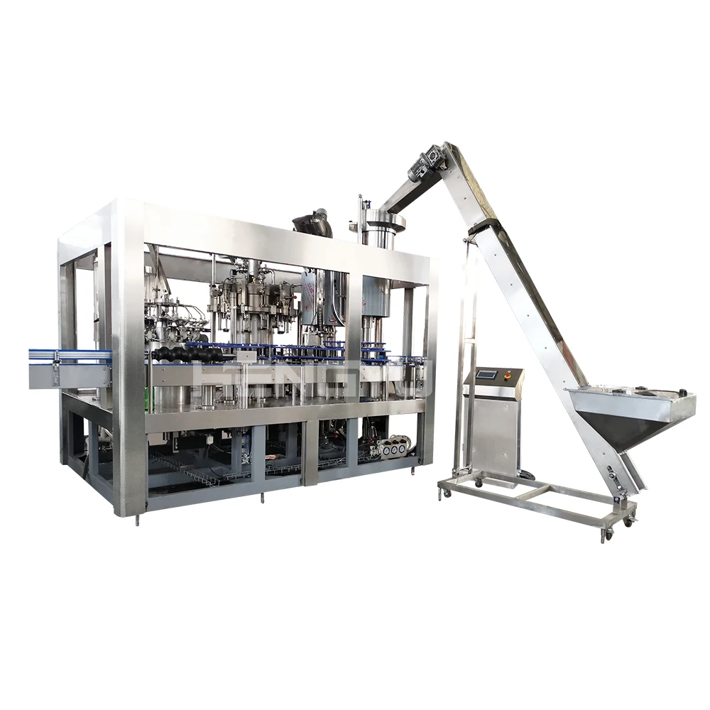 Full automatic vacuum beer glass bottle filling machine