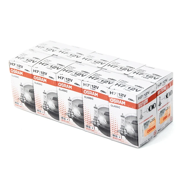 H7 64210 12V 55W PX26d Clear made in China original OSRAM Auto bulbs Halogen headlight