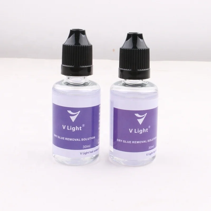 New Hot Selling V Light Hair Glue Black clear Color UV Glue for Hair Extensions Apply Professional for V Light Hair Extensions