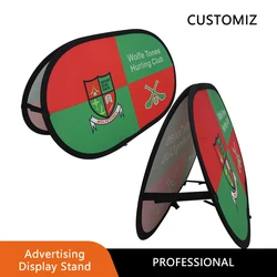Pop Up Banner  A-Frame Pop Up Sideline Banners Portable Folding Golf Horizontal customized accepted
