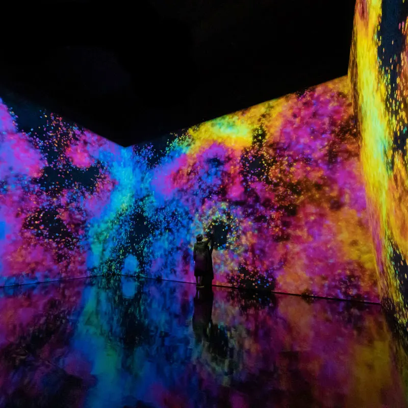 Large screen Immersive Interactive Wall/floor Laser Projection Immersive interactive classrooms