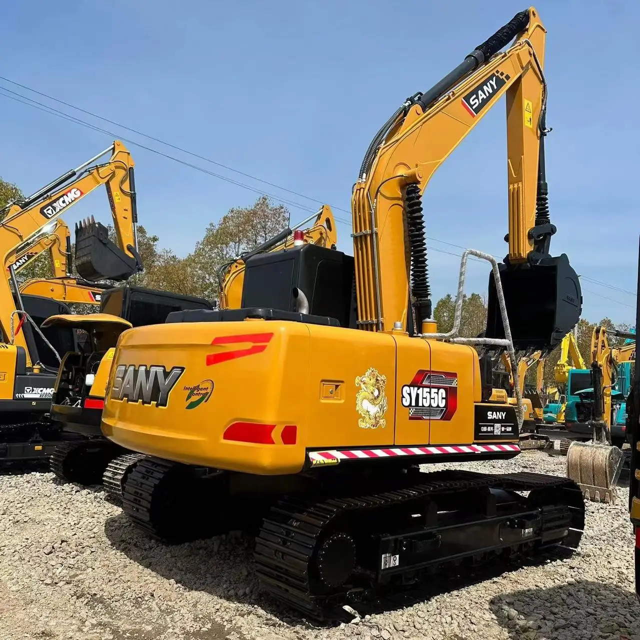 Cheap   China Brand  USED   SANY 15.5ton Excavator crawler  digger   USED  SANY   SY155c  for Sale